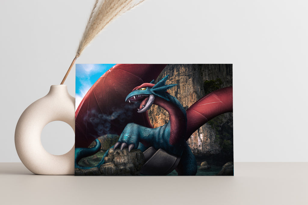 Salamander  Museum - Premium Metal Framed Wall Art