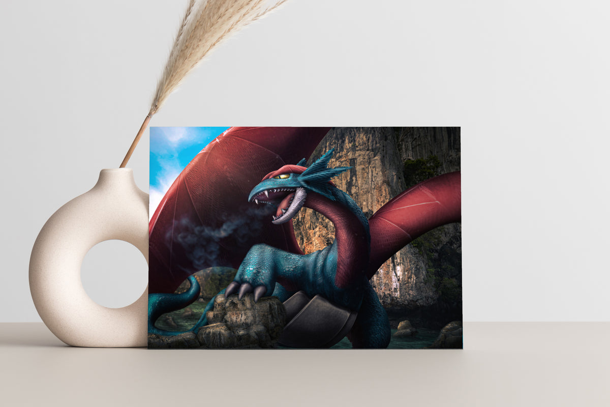 Salamander  Museum - Premium Metal Framed Wall Art